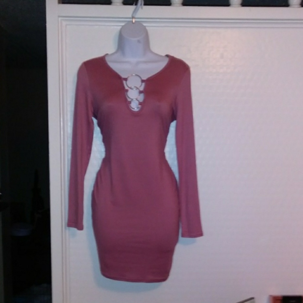 New sexy long sleeve dress